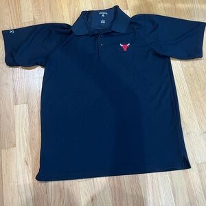 Chicago Bulls Black Polo Size L